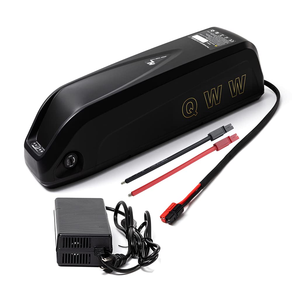 48V 25Ah 13Ah Mini Lithium Battery for 100W-1200W Electric Bike - Fast Charging 2A Charger Included - Perfect for Commuting, Off-Road Adventures & Long-Distance Riding