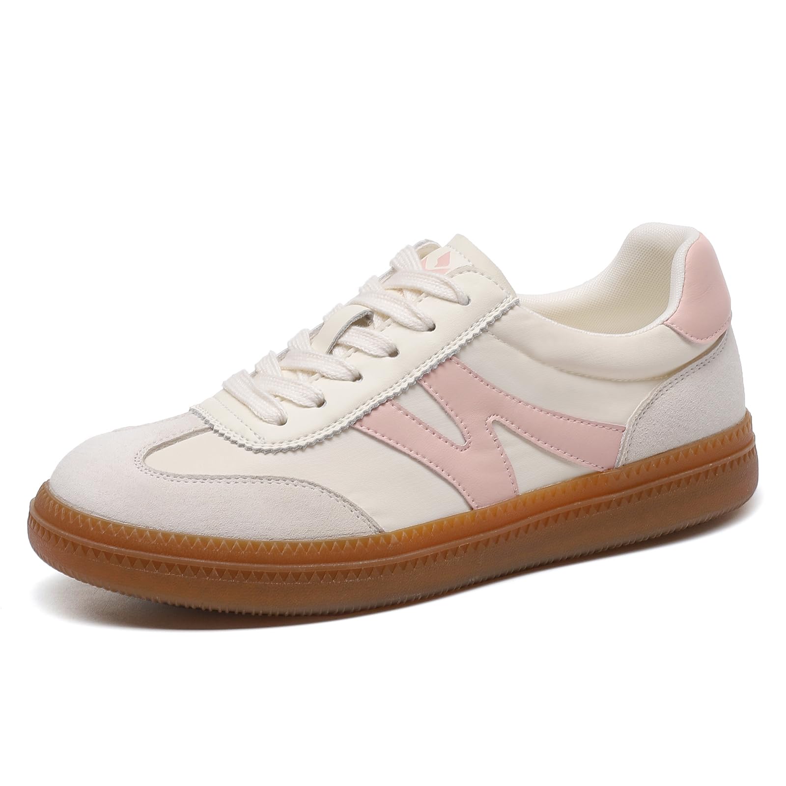 Somiliss Women's Casual Sneakers - Breathable Non-Slip Walking Shoes | Microfiber Leather & Suede Fabric 3-in-1 Upper | Comfortable Flats for Tennis, Workout & Daily Wear | Perfect for Office, Gym & Outdoor Activities