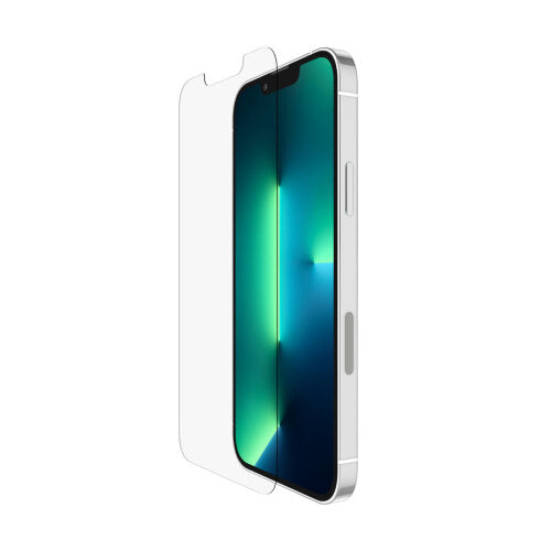 Belkin Tempered Glass Screen Protector for iPhone 13/13 Pro - Ultra HD Clear, Anti-Scratch, Bubble-Free Installation - Perfect for Everyday Protection & Gaming