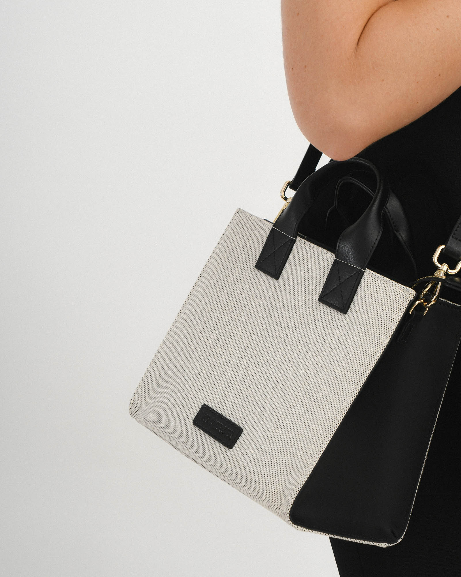 Andres Mini Tote Bag - Genuine Black Leather Crossbody Purse for Women | Perfect for Work, Travel & Everyday Use
