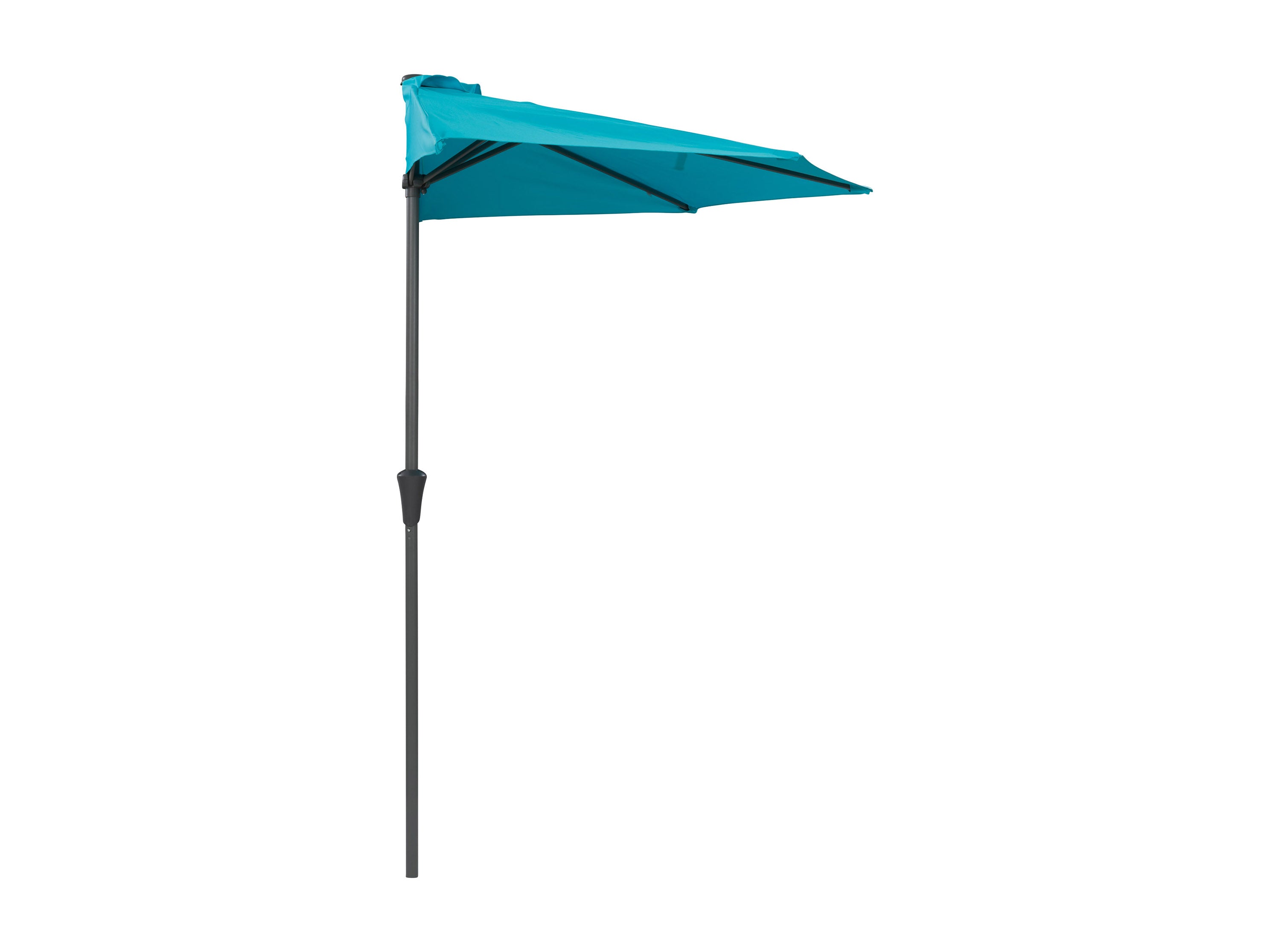 8.5ft Turquoise Half Umbrella - UV Protection Outdoor Patio Umbrella for Pool, Beach, Garden & Backyard - Waterproof Sun Shade for Relaxing in Style