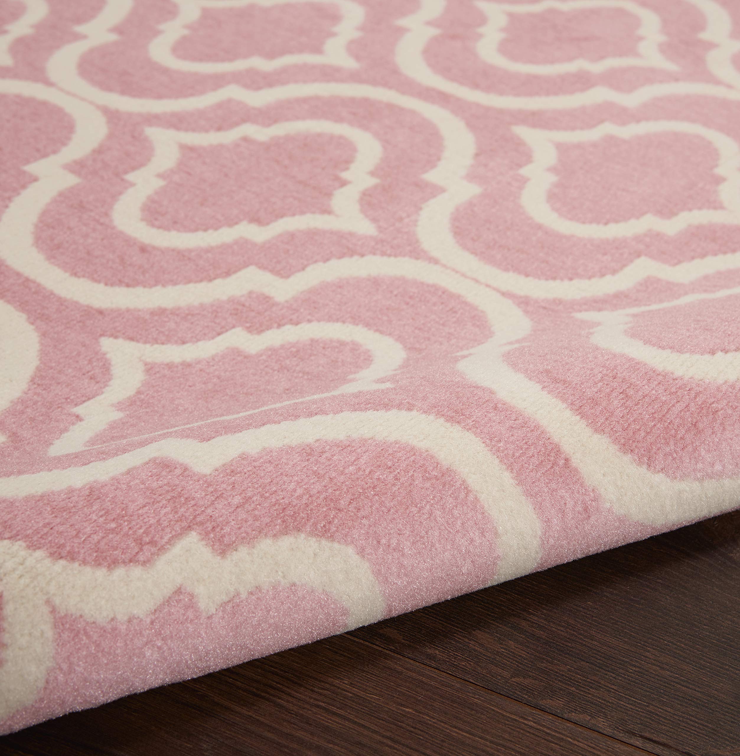 Nourison Jubilant Trellis Pink 8'6