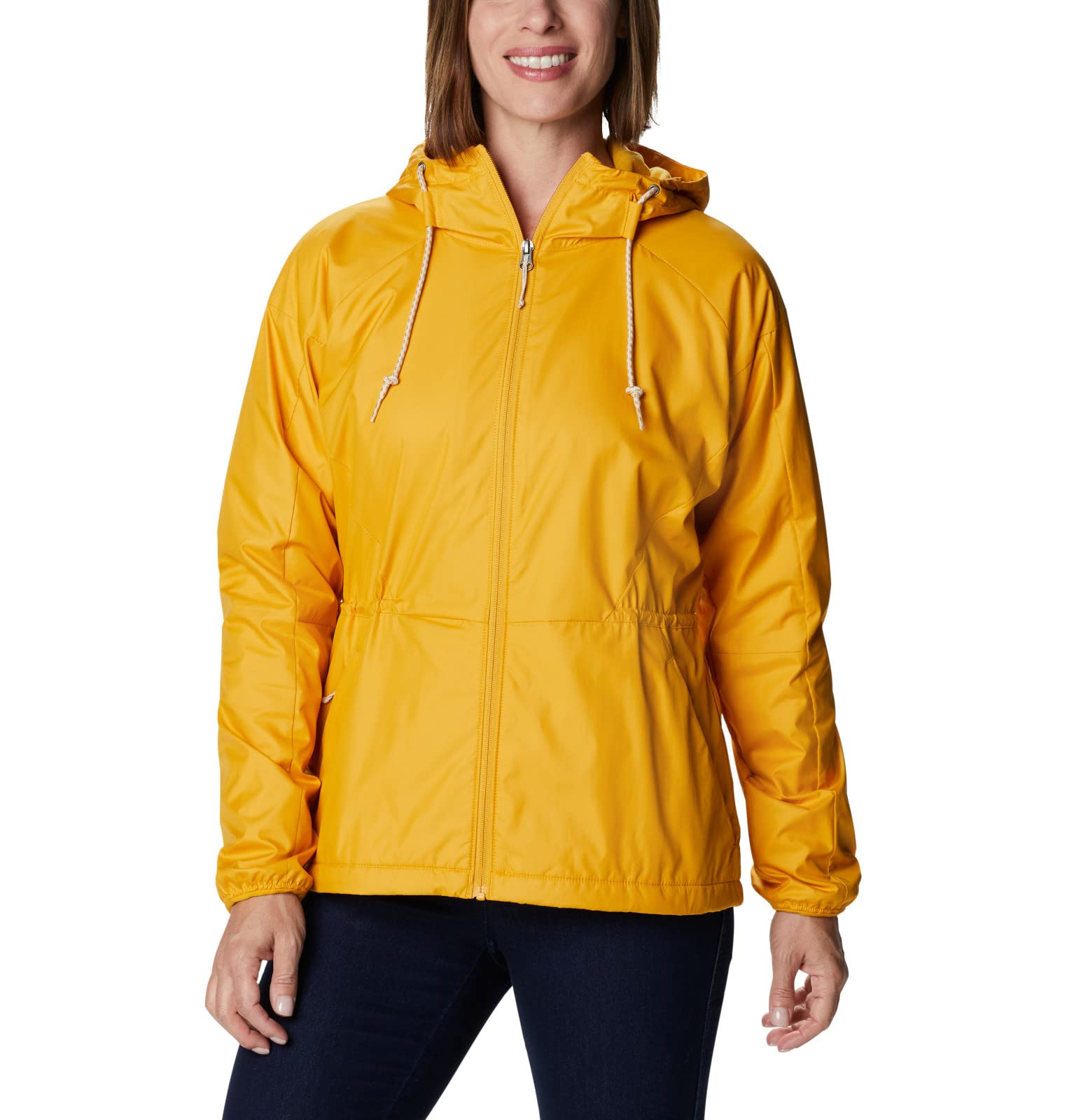 Columbia Women's Side Hill™ Lined Windbreaker Jacket - Water-Resistant Lightweight Outdoor Shell for Hiking, Running & Travel