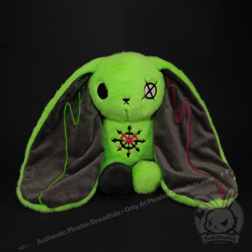 Plushie Dreadfuls ADHD Rabbit Extra Chaos Edition - Soft Stuffed Animal Toy for Kids & Adults | Perfect for Anxiety Relief, ADHD Support & Emotional Comfort