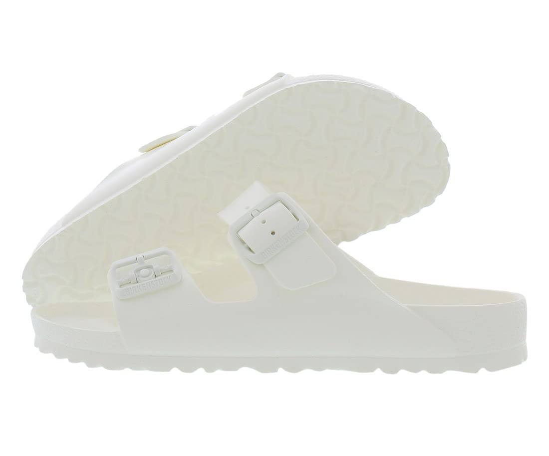Birkenstock Unisex Arizona Eva Sandals - Comfortable & Lightweight White Slides for Men & Women | Perfect for Beach, Pool, and Casual Wear