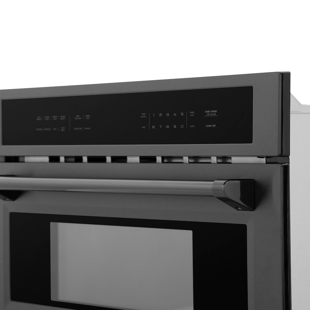 ZLINE 30 Inch Built-In Convection Microwave Oven - 1.6 cu ft Stainless Steel (MWO 30 BS) for Modern Kitchen & Small Space Cooking