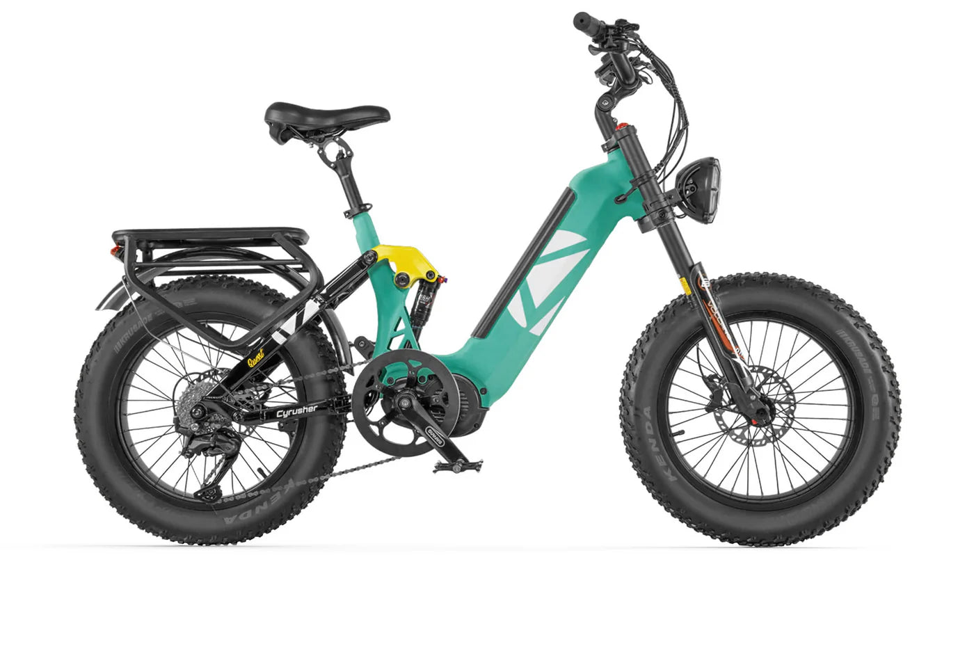 Cyrusher Quest 1000W Mid-Drive Electric Bike - 28MPH Speed, 80 Mile Range - Step-Through Commuter E-Bike for Adults - Perfect for City Riding, Trail Adventures & Daily Commutes