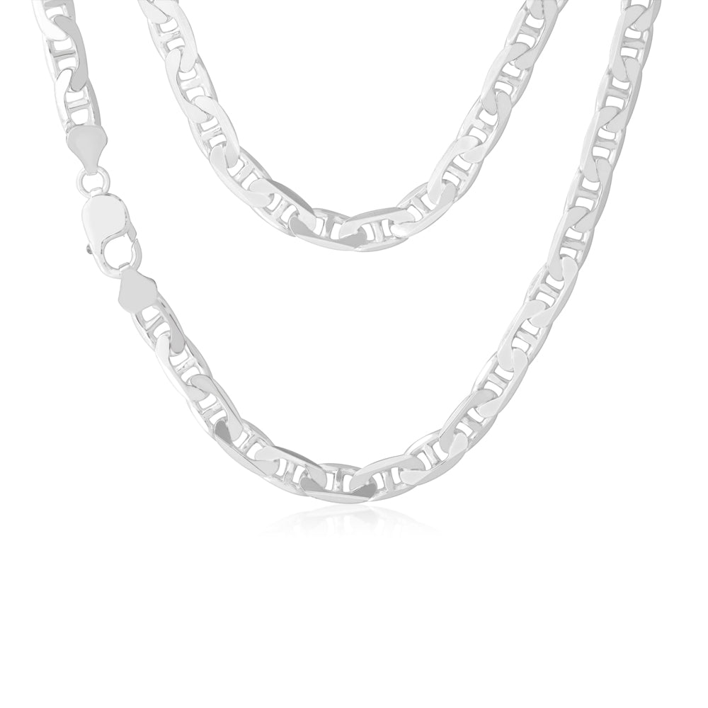 45cm Sterling Silver 200 Gauge Anchor Chain Necklace for Men & Women - Perfect for Layering, Everyday Wear and Gift Giving