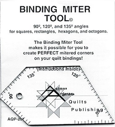 Animas Binding Miter Tool - Precision Woodworking Angle Measuring Device for Perfect 45° & 90° Cuts | Ideal for DIY Projects, Picture Framing, and Crown Molding Installation
