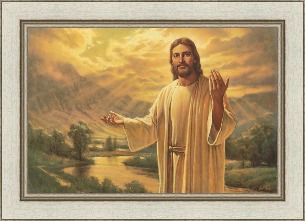 Come Follow Me By Del Parson - Inspirational Christian Wall Art for Home & Church Decor - Perfect for Living Rooms, Bedrooms & Sunday School Classrooms