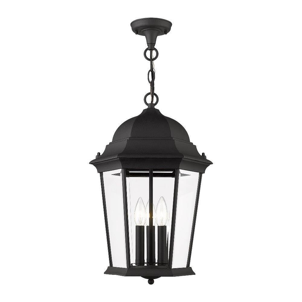 Livex Lighting 7569-14 Hamilton 3-Light Outdoor Hanging Pendant - 12.5