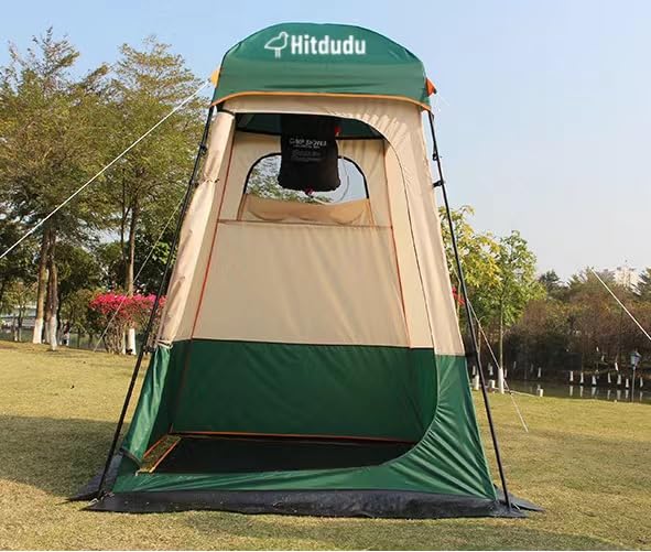Portable Shower Tent for Camping & Beach - Privacy Changing Room, Outdoor Shelter & Toilet Stall with Water Bag | Perfect for Camping Trips, Beach Days & Outdoor Adventures