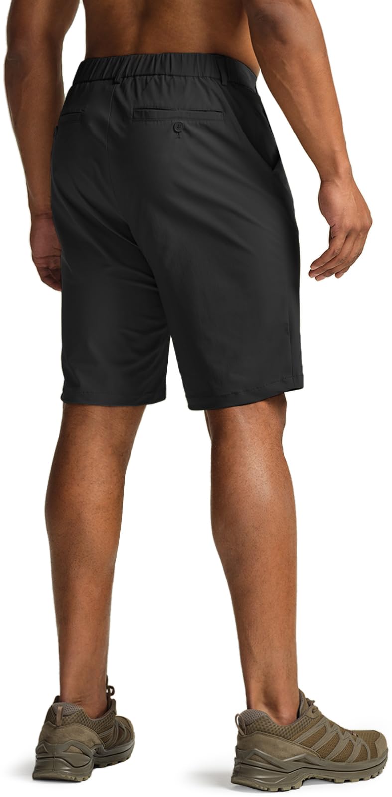CQR Men's Quick Dry Stretch Hiking Cargo Shorts - Lightweight Tactical Outdoor & Camping Shorts with Multiple Pockets - Perfect for Hiking, Golf, and Outdoor Adventures