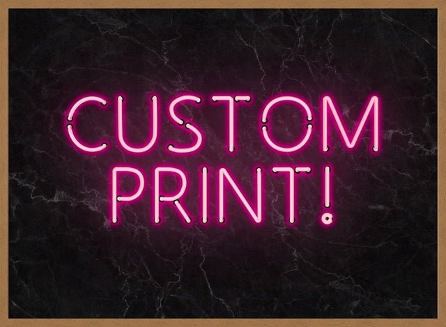 Custom Neon Sign - Landscape Black Marble Wall Art for Home, Office & Bar Decor - Perfect for Bedroom, Living Room & Wedding Backdrop