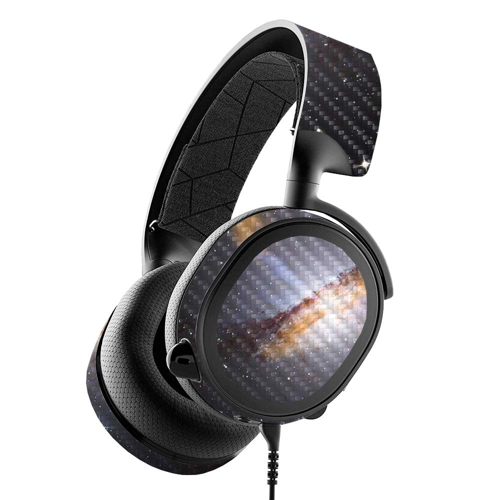Premium Carbon Fiber Skin for SteelSeries Arctis 3 Headset - Centaurus Design | Protective & Durable Textured Finish | Easy to Apply & Remove | Made in USA | Perfect for Gaming, Travel & Office Use