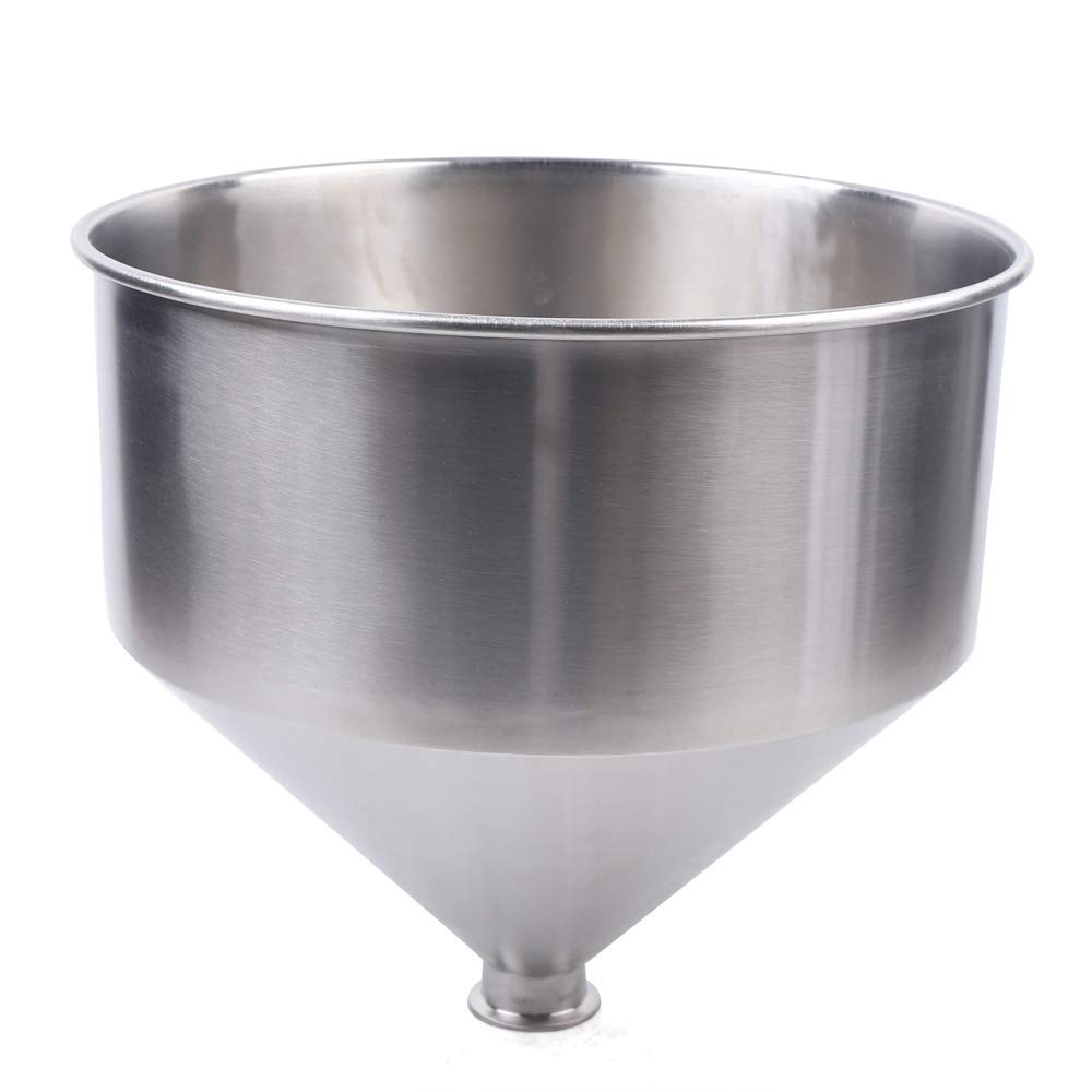 30L Stainless Steel Hopper Paste Filling Machine - Heavy Duty Funnel for Industrial Food, Cosmetic & Chemical Filling - Perfect for Sauce, Lotion & Adhesive Production