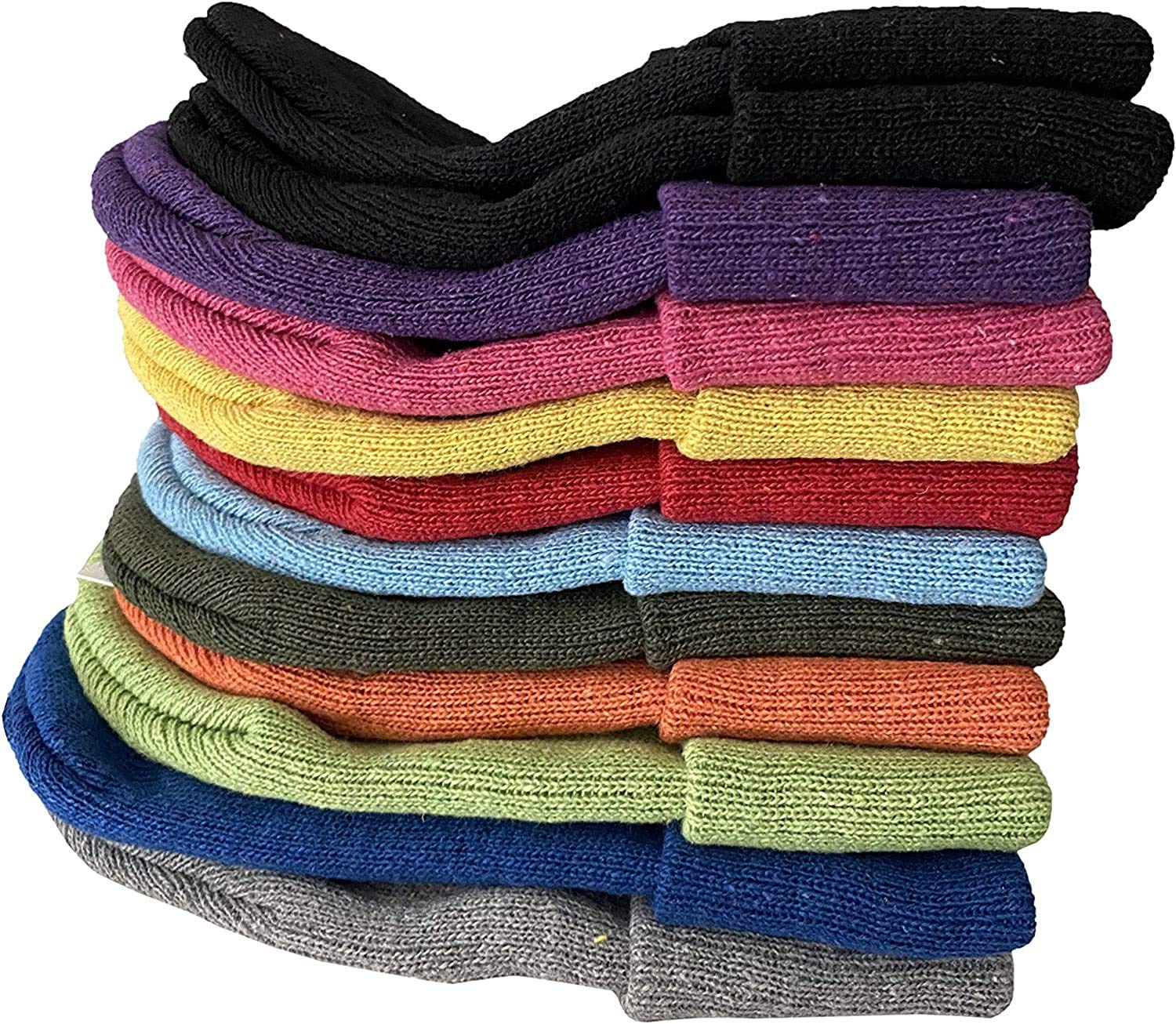 120 Pack Bulk Thermal Winter Beanies & Gloves Set - Wholesale Yacht & Smith Knit Hats and Touchscreen Gloves for Men Women - Perfect for Skiing, Snowboarding, and Cold Weather Outdoor Activities