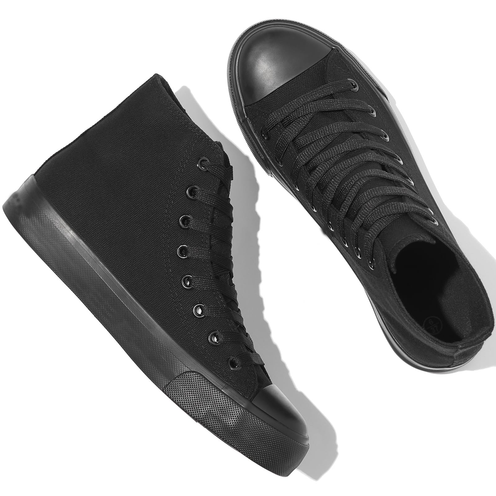 Yageyan Women's High Top Canvas Sneakers - Lace Up Fashion Shoes for Casual Wear, Classic Style - Perfect for Walking, Running, and Everyday Outfits
