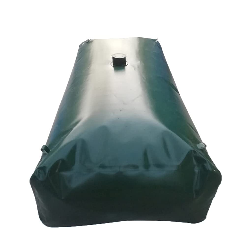500L Large Collapsible Water Storage Tank - Durable Foldable Agricultural Water Container for Farm, Camping & Emergency Use (Green, 1.25x0.8x0.5M) - Perfect for Outdoor Activities, Irrigation & Disaster Preparedness