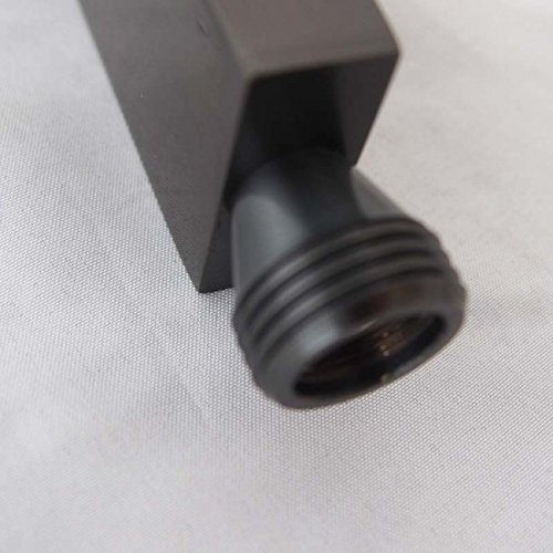 Oil Rubbed Bronze Rain Shower Head with Handheld Combo - High Pressure Luxury Bathroom Fixture for Spa-Like Relaxation at Home