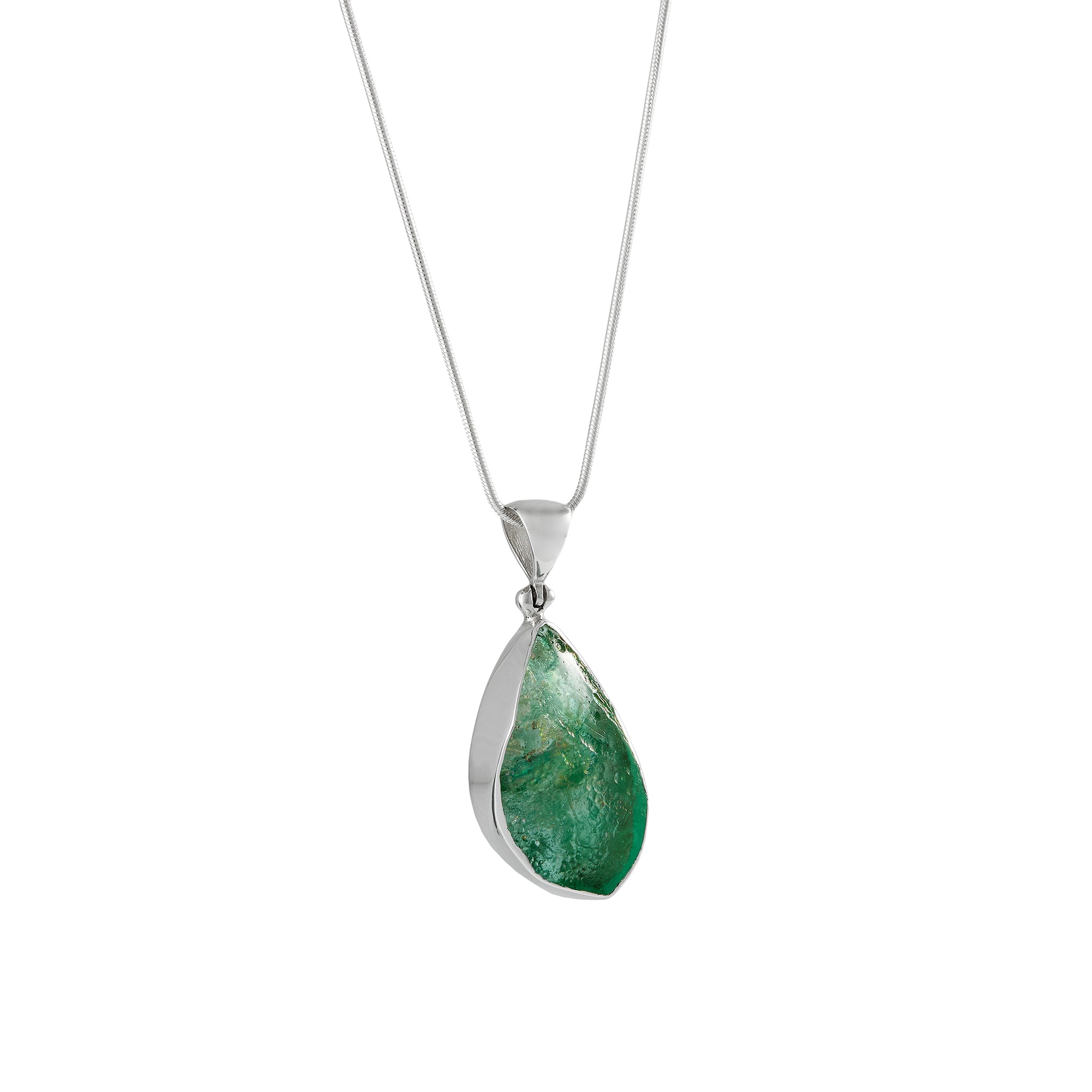 Ancient Roman Glass Pendant Necklace - Genuine Antique Jewelry for Women - Unique Historical Gift for Her - Perfect for Weddings, Anniversaries & Special Occasions