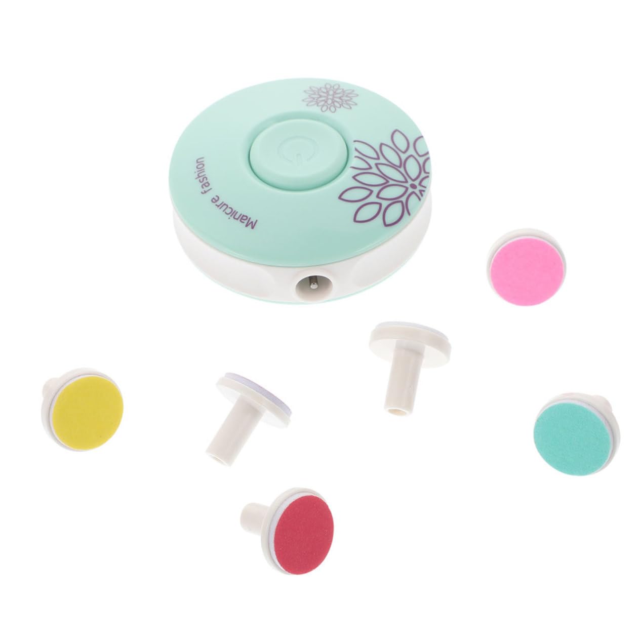 Totority 5-Piece Electric Nail Grinder Kit - Professional Nail Clippers & Pedicure Tools with Plastic Nail Files - Perfect for At-Home Manicures, Pedicures & Pet Grooming