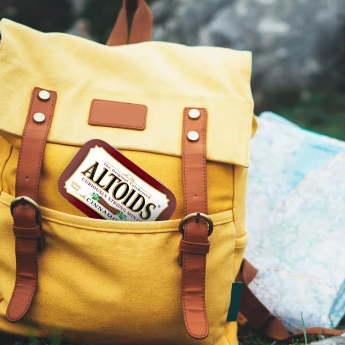 Altoids Curiously Strong Cinnamon Mints - 1.76oz Tins (Pack of 3, 5.28oz Total) | Fresh Breath Solution for Work, Travel & Social Events | Sugar-Free Strong Mint Candy