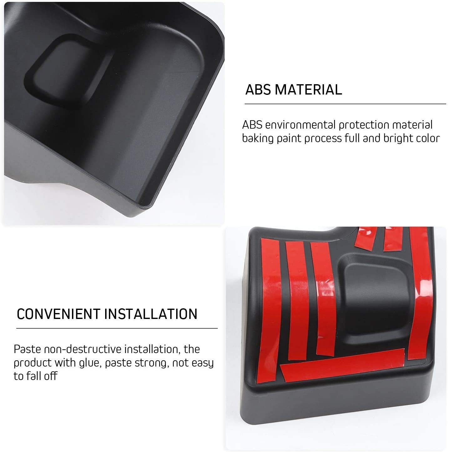 Jeep Wrangler JL JLU 2018-2021 Trunk Organizer & Cargo Storage Bin - Rear Wheel Well Side Tray for Car Interior Accessories | Perfect for Road Trips & Outdoor Adventures