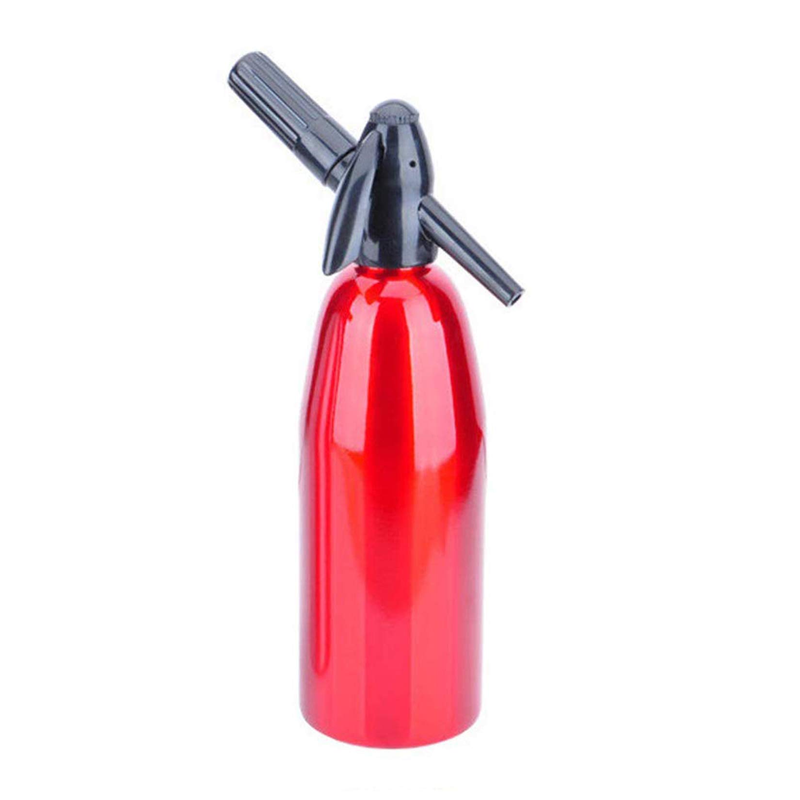Custom 1 Liter Aluminum Soda Siphon Maker - Portable Manual Carbonated Water Bottle for Home Bar, Outdoor Picnics & Camping | DIY Sparkling Water & Seltzer Drink Maker