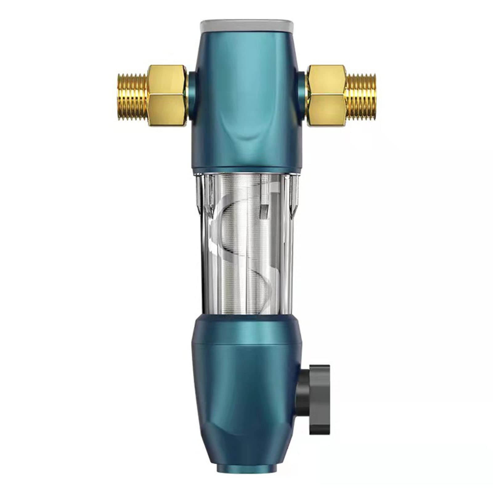 BTSS 40 Micron Reusable Whole House Spin Down Sediment Water Filter - 1/2
