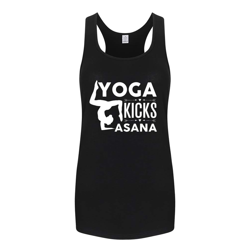 WINGZOO Women's Workout Tank Tops - Funny Graphic Yoga & Gym Shirts, Racerback Sleeveless Fitness Tees for Women | Perfect for Yoga, Running & Gym Training