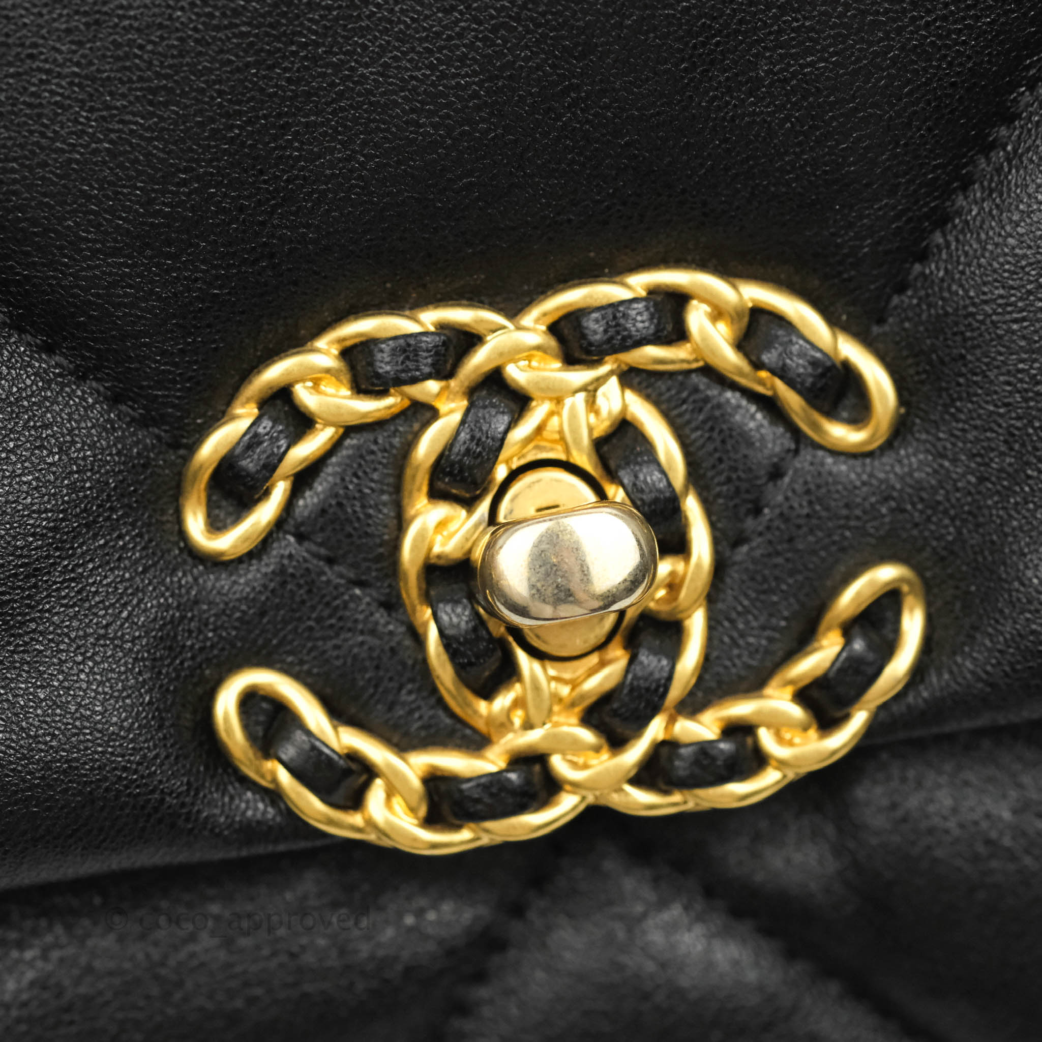 Chanel 19 Medium Flap Bag in Black Goatskin Leather with Mixed Hardware - Perfect for Everyday Luxury & Special Occasions