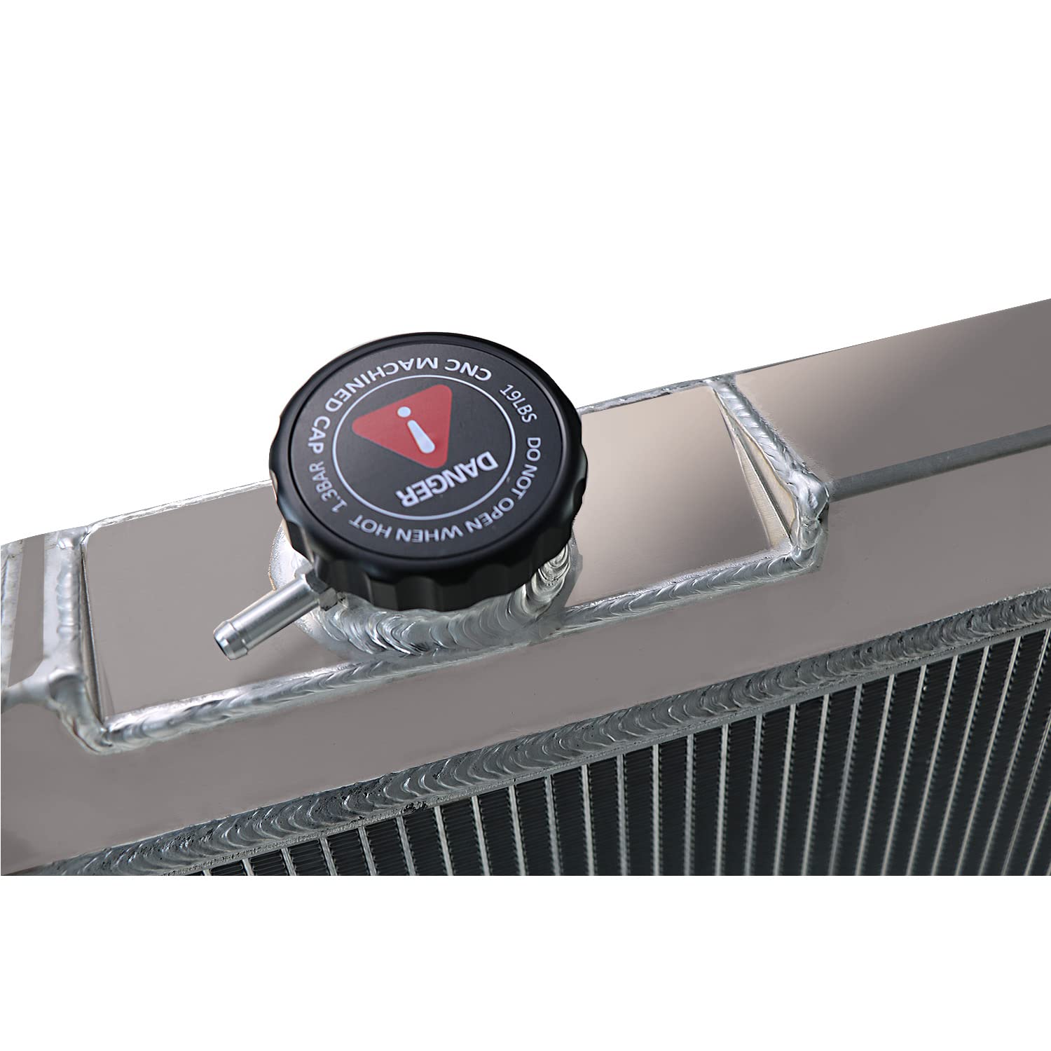 High Performance 3 Row Aluminum Radiator with Shroud Fan & Relay Kit - Compatible with 1963-1966 Chevy C10 C20 C30 K10 K20 Pickup Trucks - Perfect for Engine Cooling & Restoration Projects
