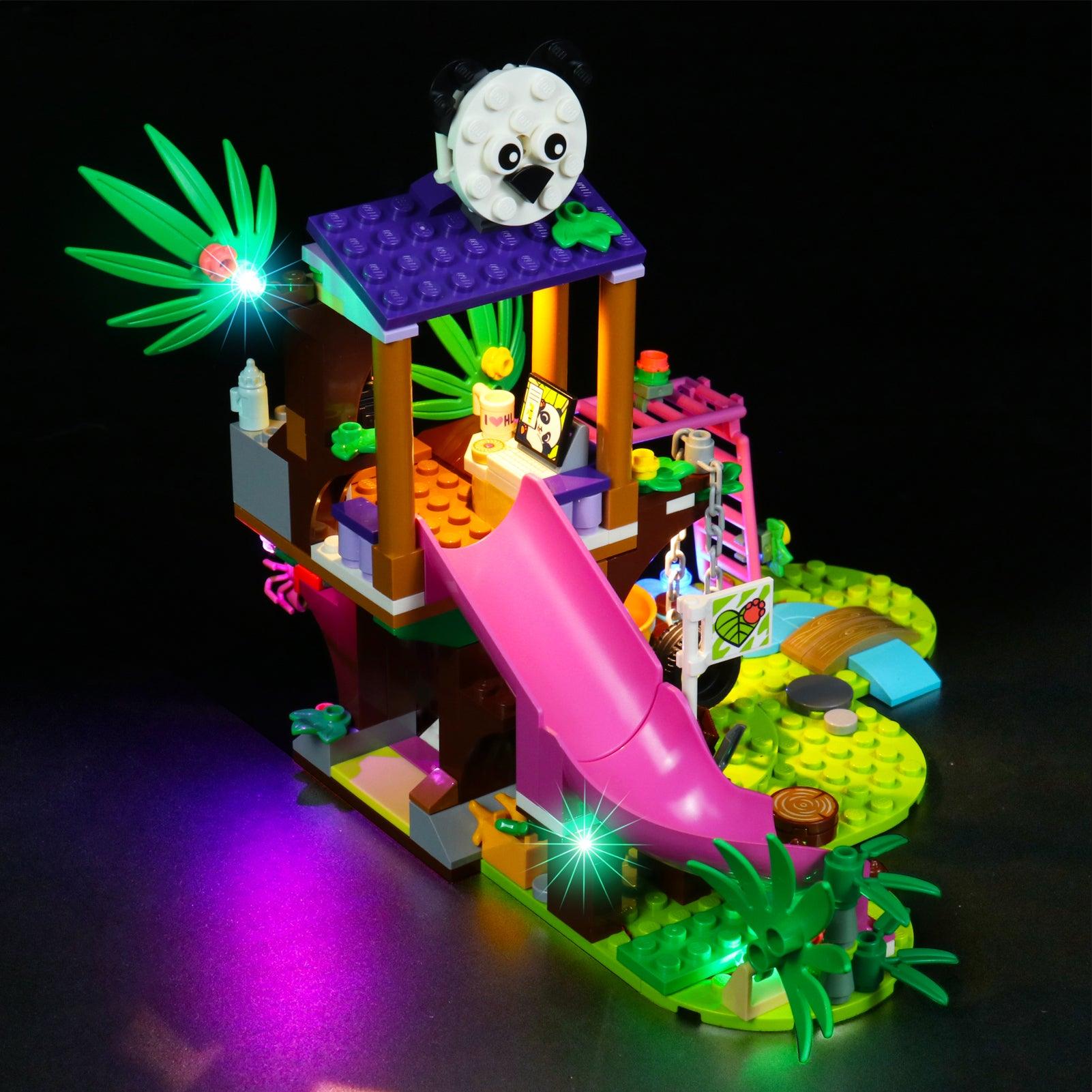 LEGO Friends Panda Jungle Tree House 41422 Light Kit - Compatible with Official LEGO Sets | DIY Lighting for Enhanced Display & Nighttime Play | Perfect for Kids' Rooms & LEGO Collections