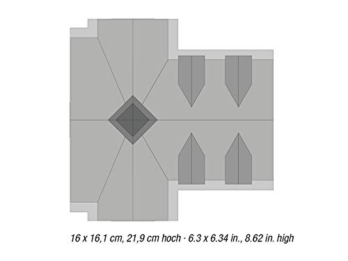 Noch 66407 Romantic Hotel Schonblick H0 Scale Model Building Kit - Perfect for Train Sets, Dioramas & Collectors