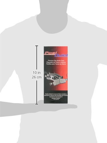 NIS PosiQuiet Ceramic Brake Pads - Low Noise Performance Brake Pads for Cars, Trucks & SUVs - Perfect for City Driving & Stop-and-Go Traffic