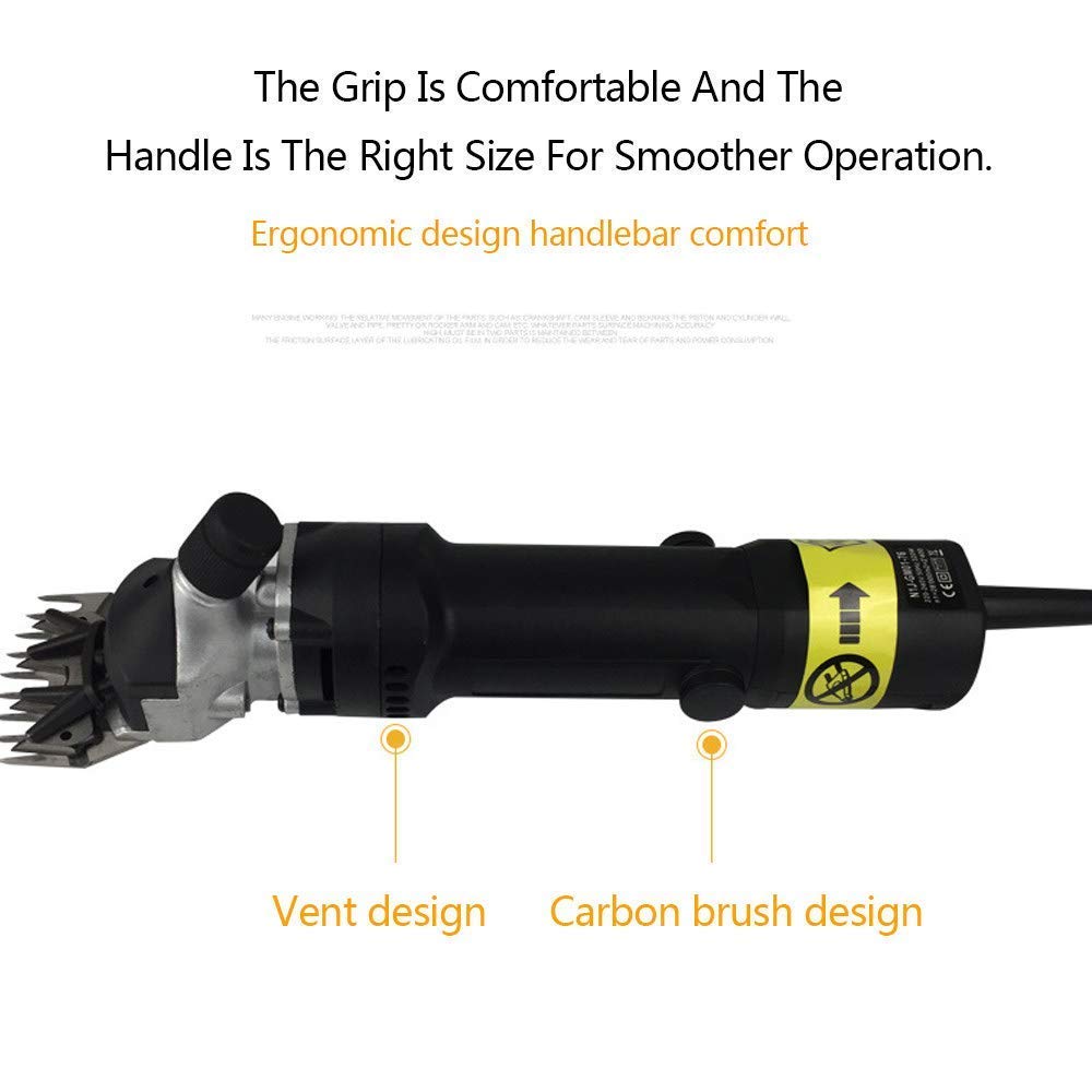 690W Heavy Duty Electric Sheep Shears - Professional 6-Speed Grooming Clippers for Sheep, Goats, Cattle & Livestock | Perfect for Farm Shearing, Wool Trimming & Animal Grooming