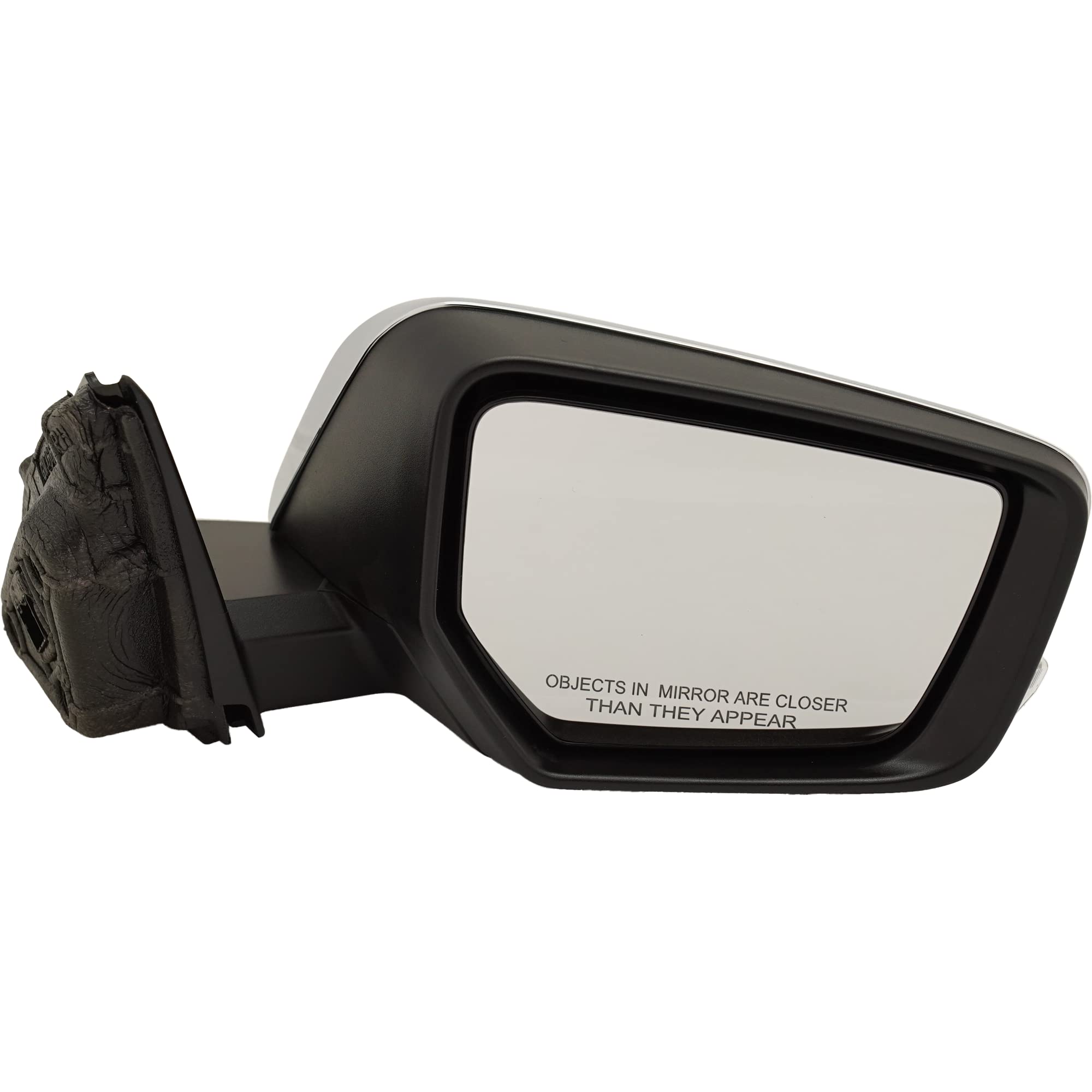 2014-2020 Chevrolet Impala Power Heated Side Mirrors with Turn Signal, Memory & Puddle Light - Driver & Passenger Replacement - Chrome Finish (Excludes Blind Spot Monitor & Auto-Dim) - Perfect for Winter Driving & Night Visibility
