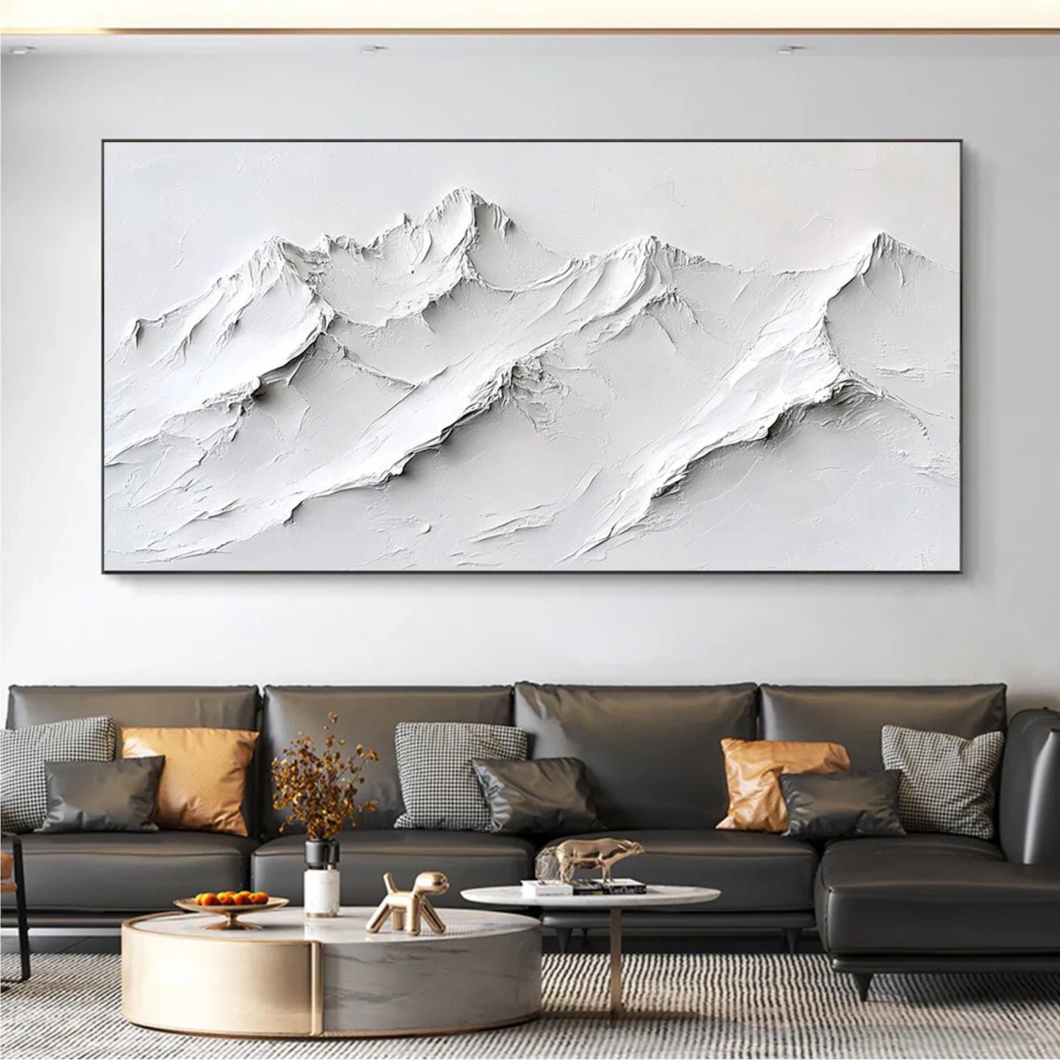 Minimalist Textured Plaster Art Painting - Modern Abstract Wall Decor #MM302 | Perfect for Living Room, Bedroom & Office