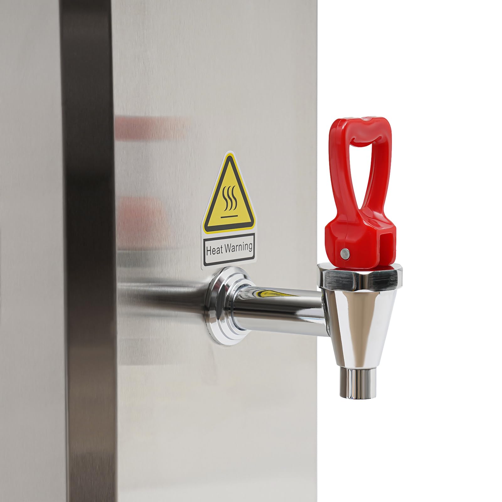 DYNAMI 3000W Commercial Hot Water Dispenser - 5.3 Gallon (20L) Large Capacity Electric Water Boiler with 304 Stainless Steel Tank - Intelligent Step Heating Technology - Perfect for Tea, Coffee, Restaurants, Cafes, Offices & Home Use (Silver)