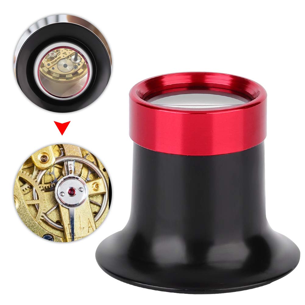 Professional Jewelry Loupe Magnifier - Precision Watch Repair Tool for Fine Process Operation & Watch Maintenance - Ideal for Watchmakers, Jewelers & Hobbyists