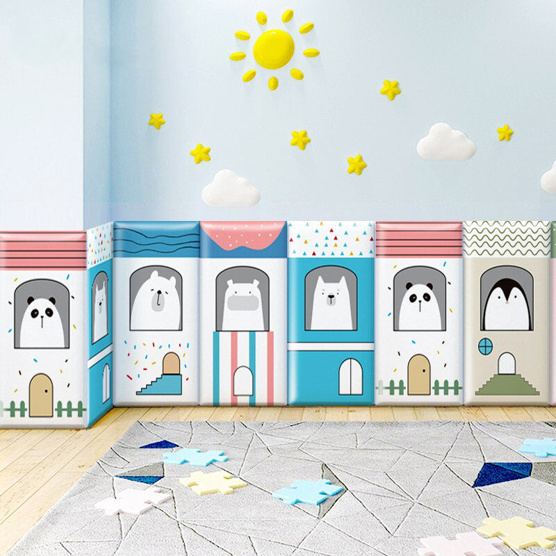 Safe & Soft Snow Animal Wall Decoration for Nursery & Kids Room - Anti-Collision Baby Proofing for Toddler's Bedroom & Playroom Decor