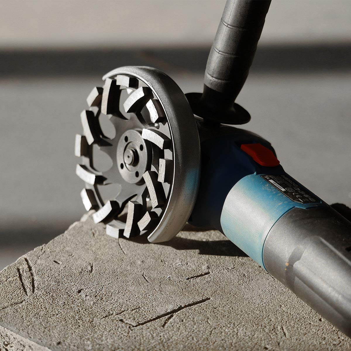 5-Inch Diamond Grinding Cup Wheel for Angle Grinder - Premium HERZO Concrete Grinding Disc for Granite, Marble, Masonry - Perfect for Construction, Renovation & DIY Projects