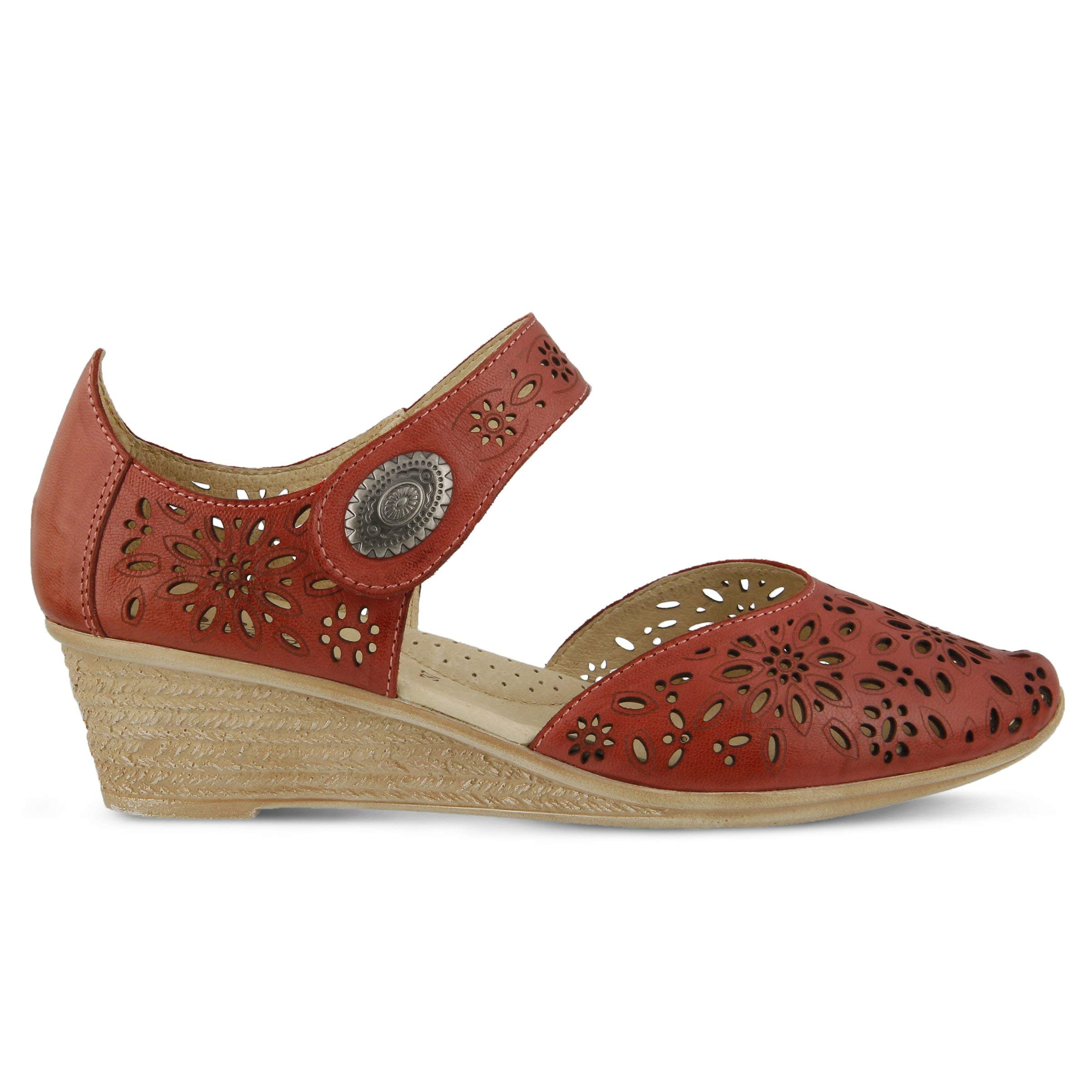 Spring Step Women's Comfortable Nougat Wedge Sandal - Perfect for Summer Outings, Beach Vacations & Casual Wear