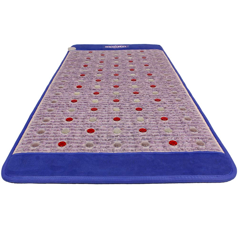 Far Infrared Amethyst Jade Tourmaline Crystal Heat Therapy Mat (71