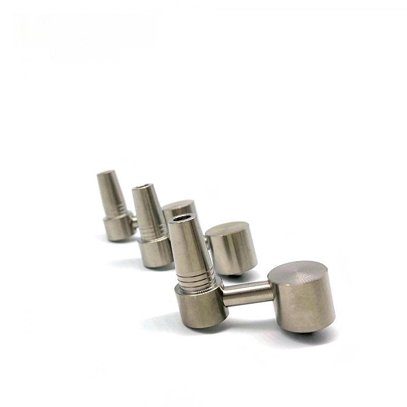 GR2 Domeless Titanium Smoking Nail - 10mm Male Joint for Dabbing - Perfect for Concentrates & Essential Oils - Ideal for Home Use & Portable Dab Rigs