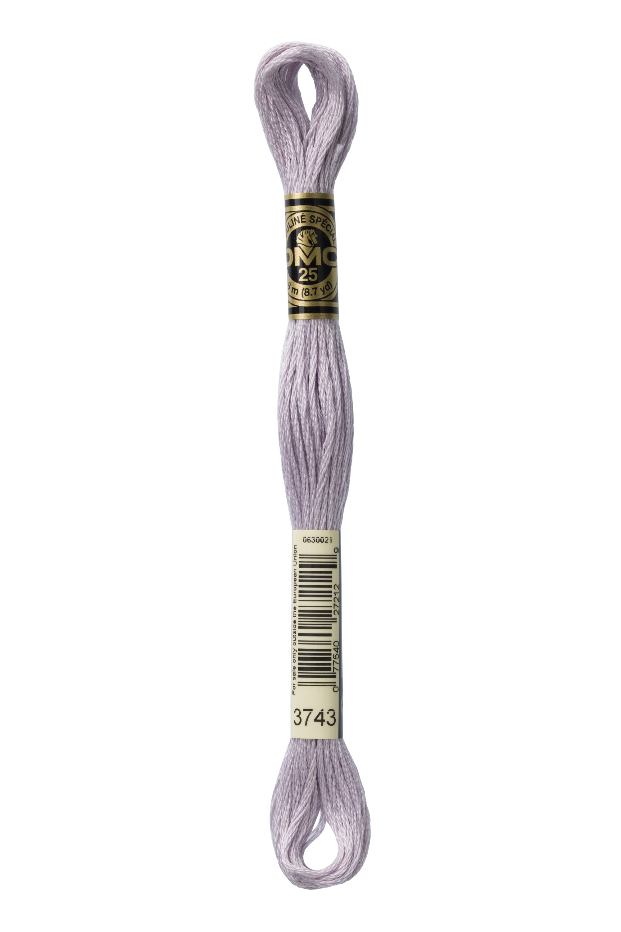 DMC 3743 Cotton Embroidery Floss - 6 Stranded Premium Thread for Hand Embroidery, Cross Stitch & Needlework - Perfect for DIY Crafts, Scrapbooking & Fabric Projects