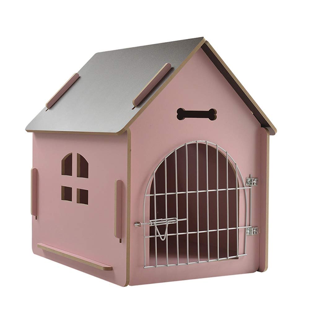 Portable Indoor Outdoor Cat Dog House - XL Soft Pet Kennel for Puppy & Kitten (80×55×74cm) Blue - Perfect for Living Room, Bedroom, Garden & Travel Use