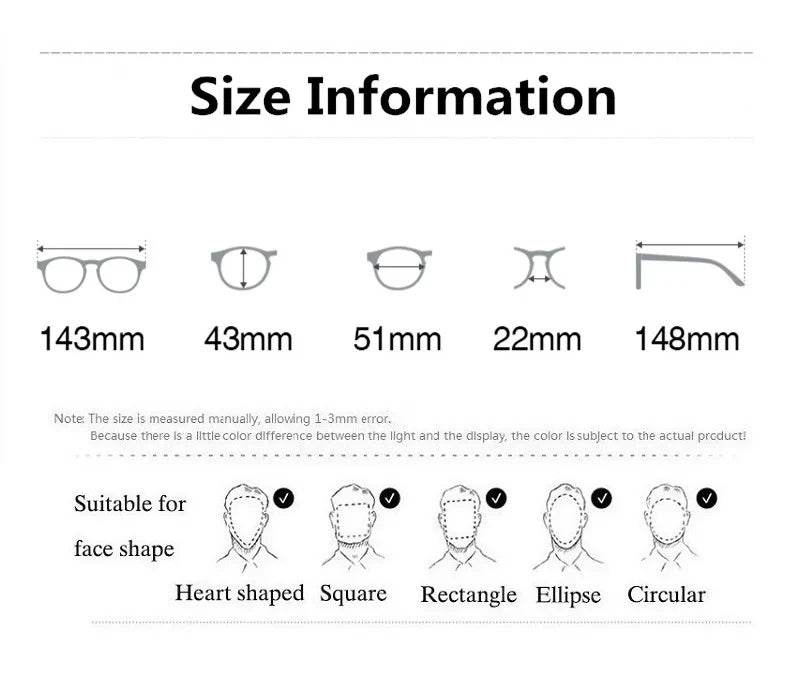 Aimee Unisex Full Rim Square Double Bridge Titanium Eyeglasses Frame - Lightweight Durable Glasses for Men & Women - Perfect for Reading, Work, and Daily Wear (Model 195925)