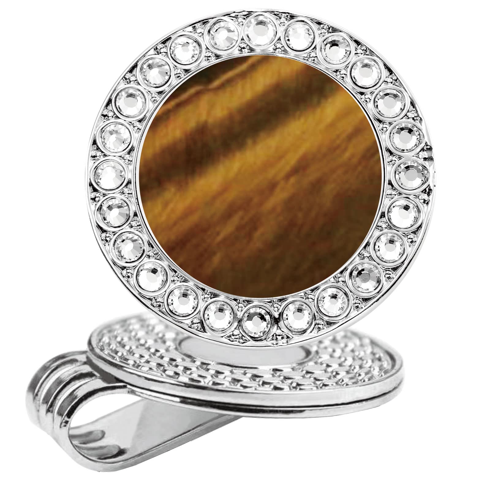 Pearl Crystal Golf Ball Marker Hat Clip - Stylish Golf Accessories & Unique Golf Gifts for Women - Perfect for Golf Tournaments, Practice & Casual Play